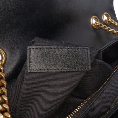 SAINT LAURENT – LouLou Medium in pelle matelassé nera (2020) - Etoilux
