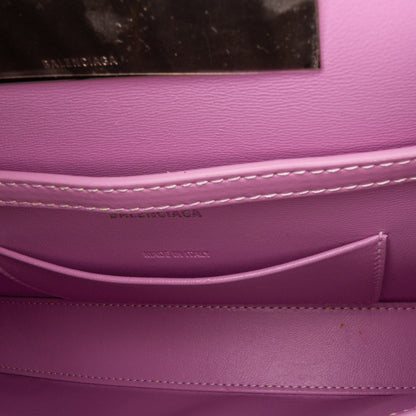 Balenciaga Hourglass Stretch Small Rosa – Pelle di Vitello – 2021 - Etoilux