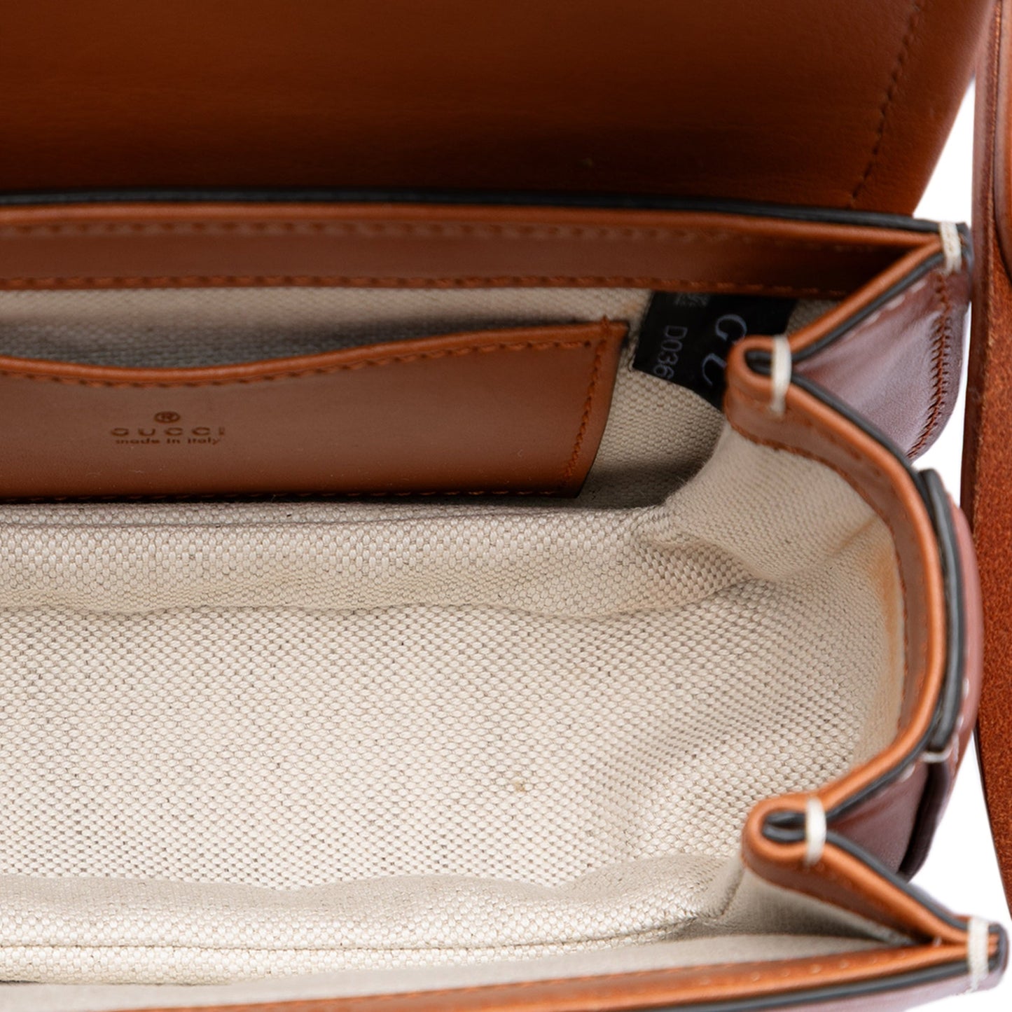 Gucci Bamboo 1947 Belt Bag Pelle di Vitello Marrone con Cintura Horsebit — Mini - Etoilux