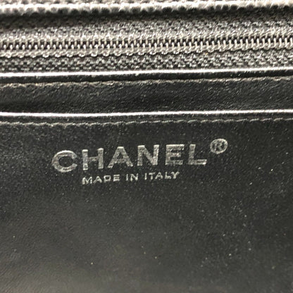 Chanel Classic Flap Medium – Caviar Nero & Hardware Argento – Made in Italy - Etoilux