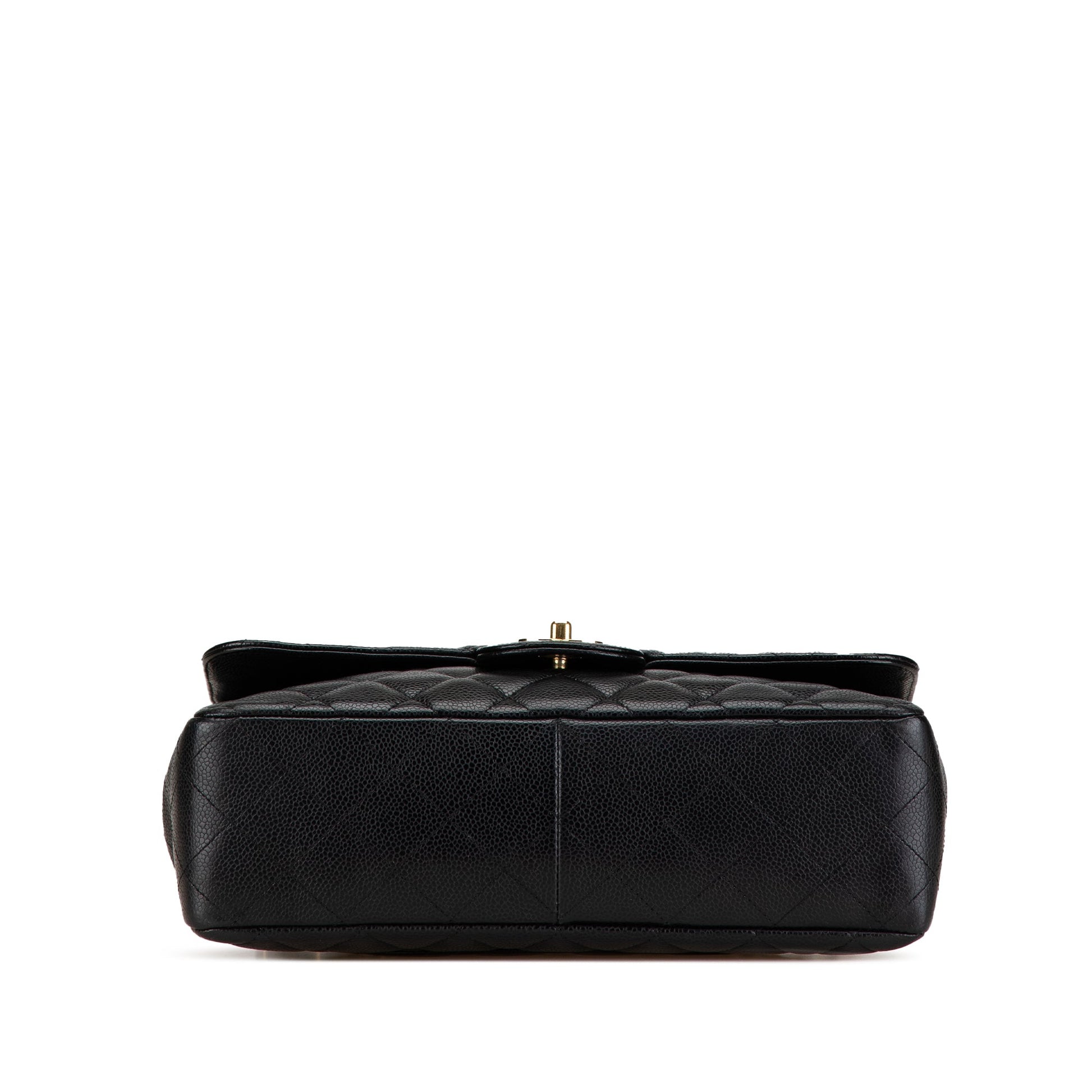 Chanel Jumbo Classic Single Flap Caviar Nero – 2008/2009 - Etoilux