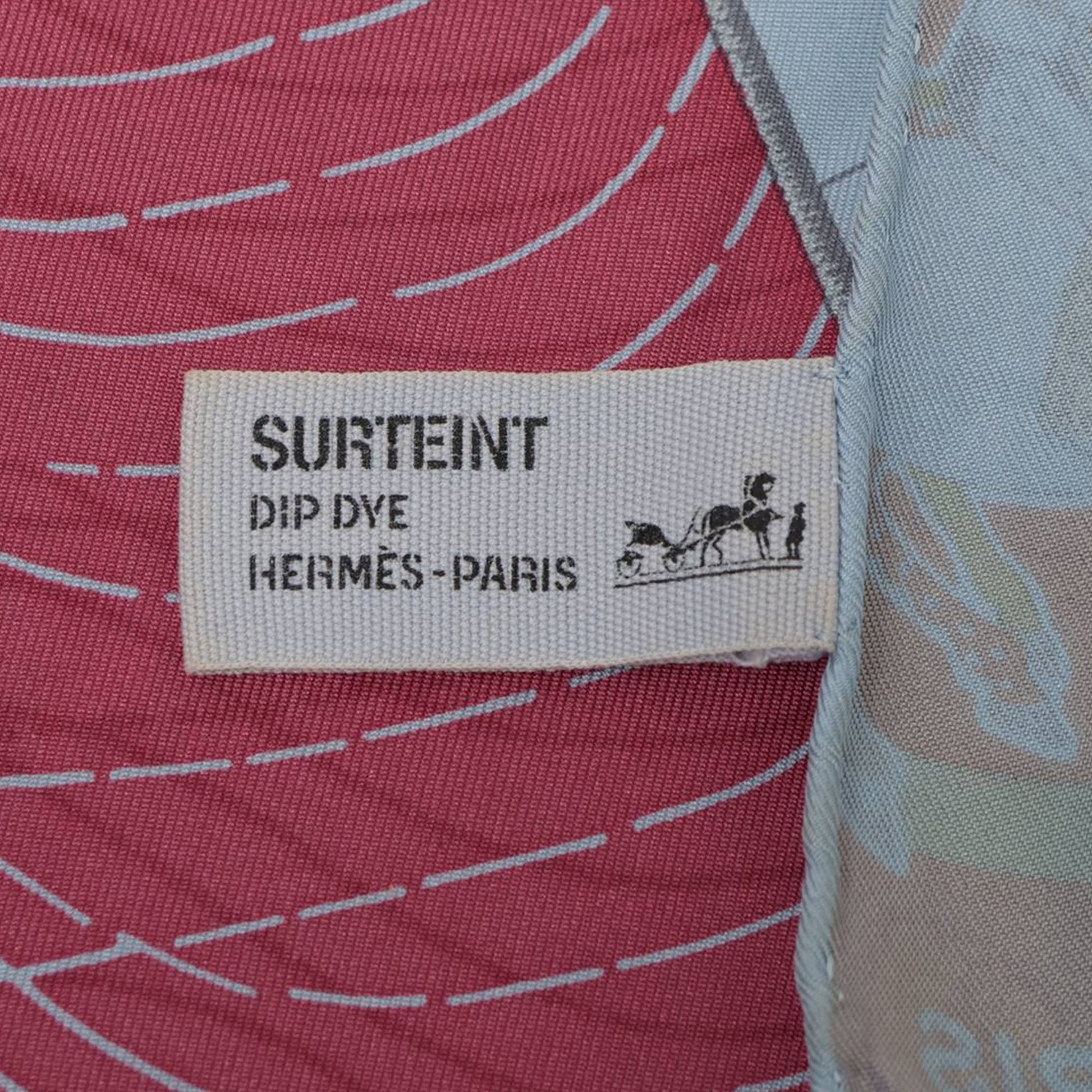 Hermès Carré en Carrés Seta 100% Surteint Dip Dye – 90 cm - Etoilux