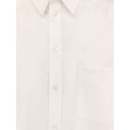 Balenciaga – Camicia Oversize in Cotone con Dettagli Annodati - Etoilux