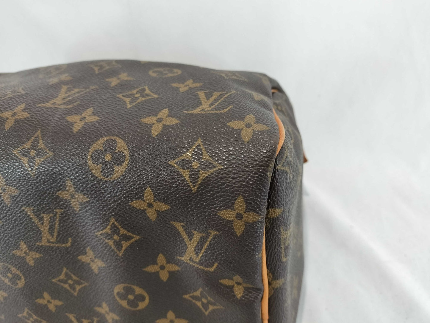 Louis Vuitton Speedy 30 Monogram Canvas Vachetta Patinato 1998 — Vintage - Etoilux