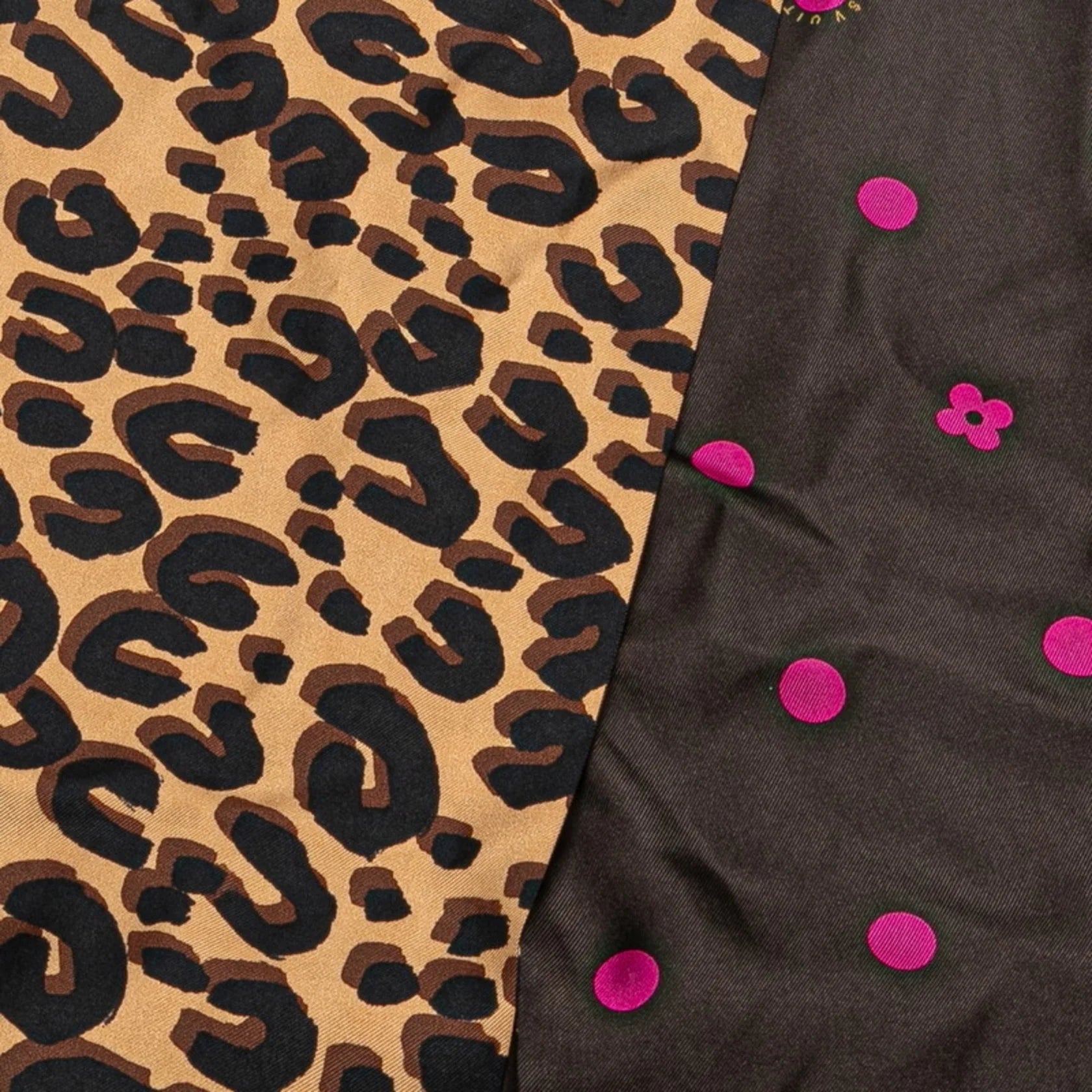 Louis Vuitton Sciarpa reversibile Louis Vuitton Leopard Dot M74727, sciarpa scaldacollo ... - Etoilux