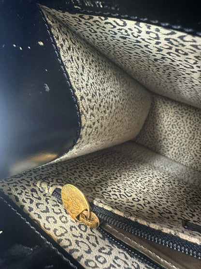 Cartier Panthère Tote Pelle Box Nera Hardware Oro – Vintage - Etoilux
