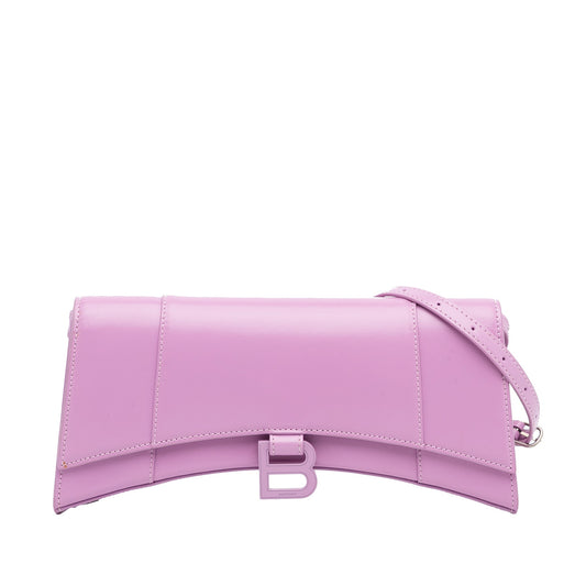 Balenciaga Hourglass Stretch Small Rosa – Pelle di Vitello – 2021 - Etoilux
