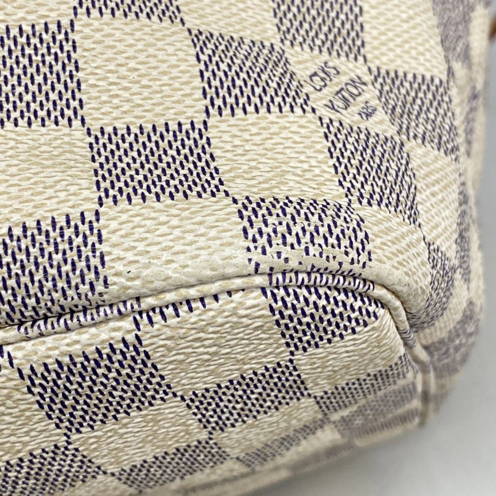 Louis Vuitton Neverfull MM Damier Azur Canvas – Made in France - Etoilux