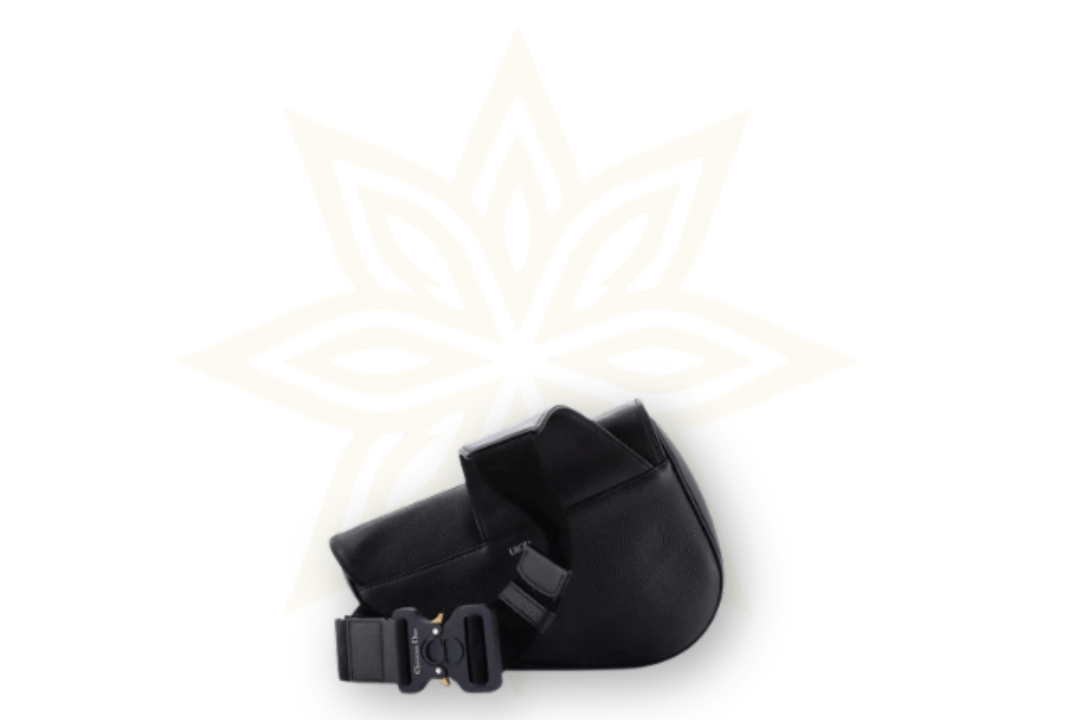 Christian Dior – Saddle Crossbody Bag Mini in Pelle Nera - Etoilux