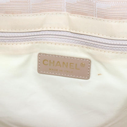 Chanel Travel Line Tote Medium Nylon Jacquard Beige – Serie 9390405 - Etoilux