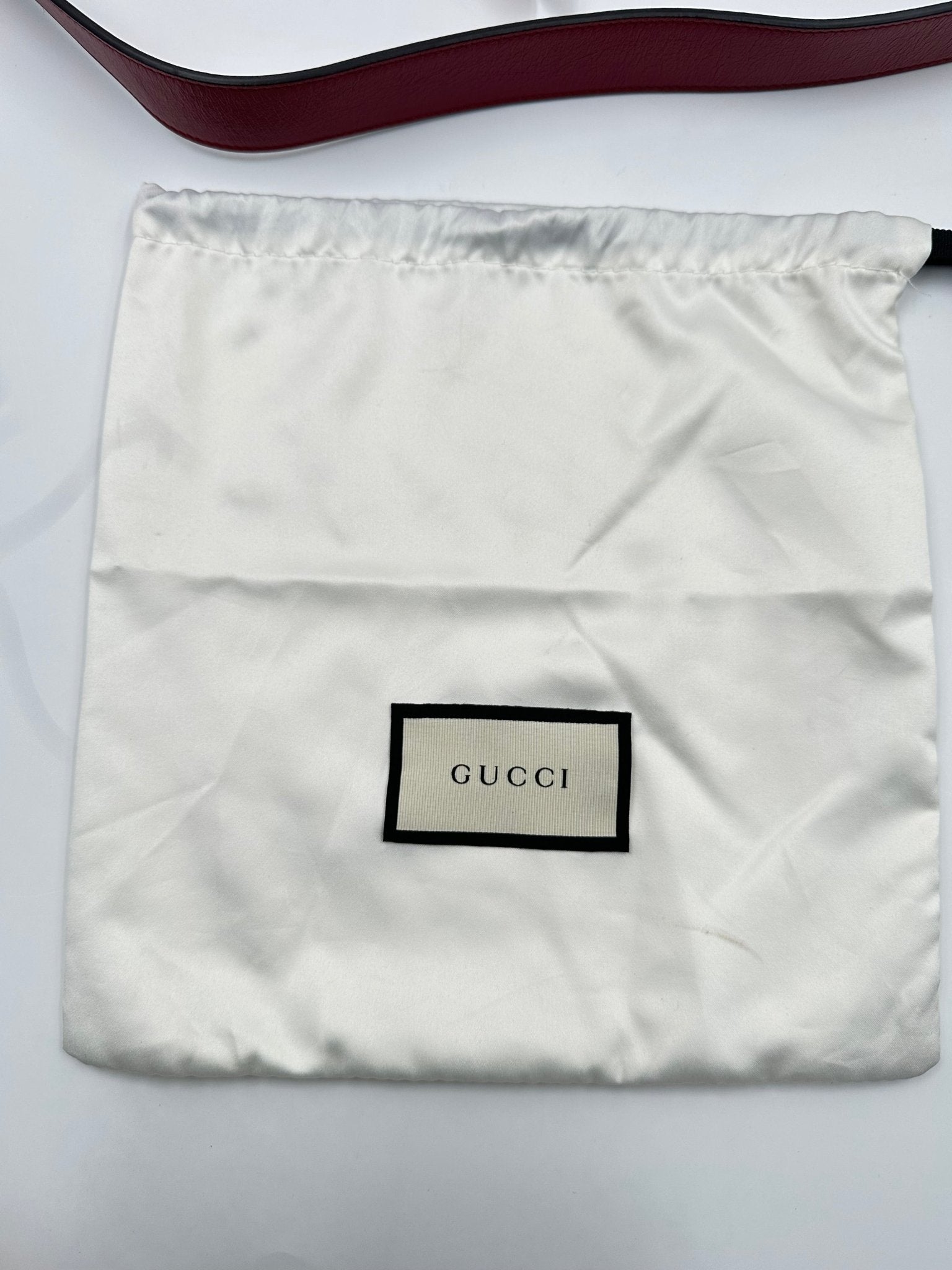 Gucci GG Marmont Multi Pochette Belt Bag Pelle Matelassé Rossa – Set 3 Pezzi - Etoilux