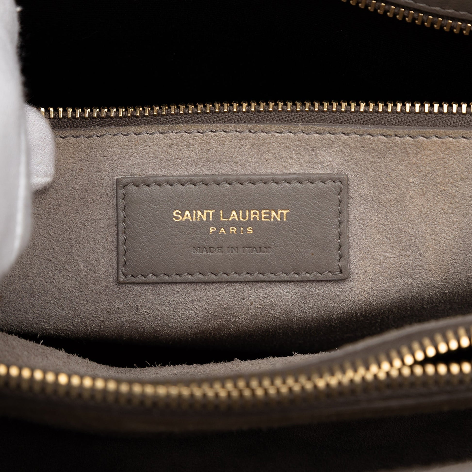 Saint Laurent – Sac De Jour Piccola in pelle di vitello marrone - Etoilux