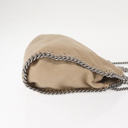 Stella McCartney Falabella Fold-Over Beige – Catena Canna di Fucile · 24 cm - Etoilux