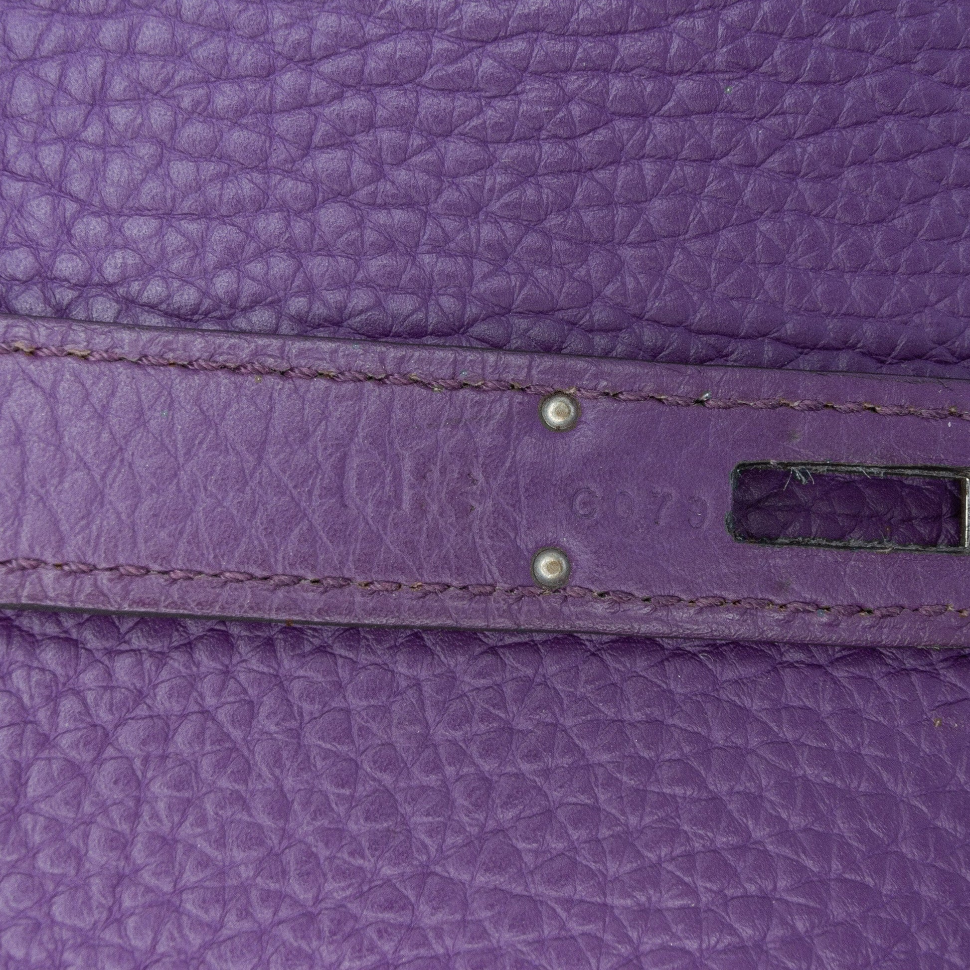 Hermès Kelly II 35 Retourne – Togo Ultraviolet (2011) - Etoilux