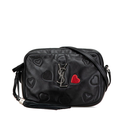 Saint Laurent Borsa Camera Bag in pelle Heart Lou - Etoilux
