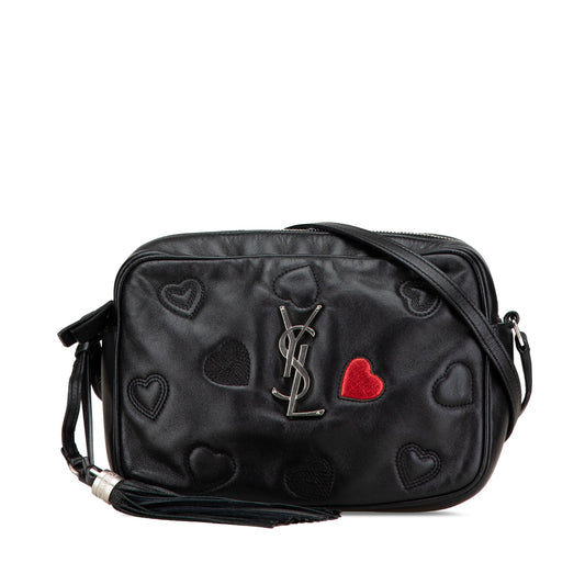 Saint Laurent Borsa Camera Bag in pelle Heart Lou - Etoilux