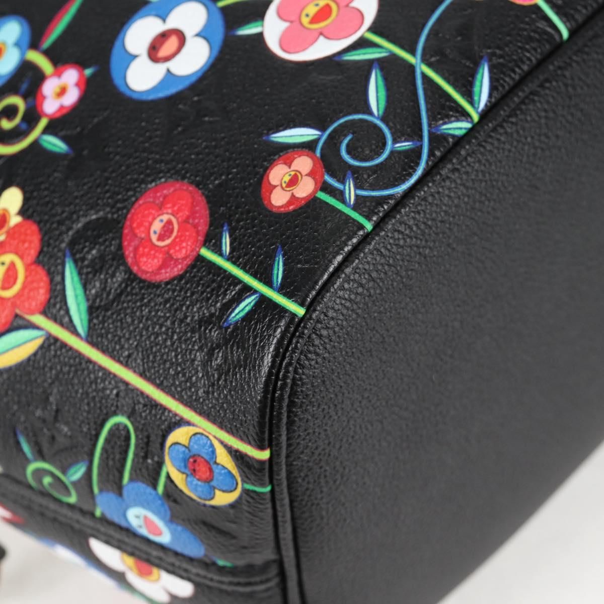 Louis Vuitton Neverfull MM – Monogram Empreinte Nero – Limited Edition Takashi Murakami Flowers - Etoilux