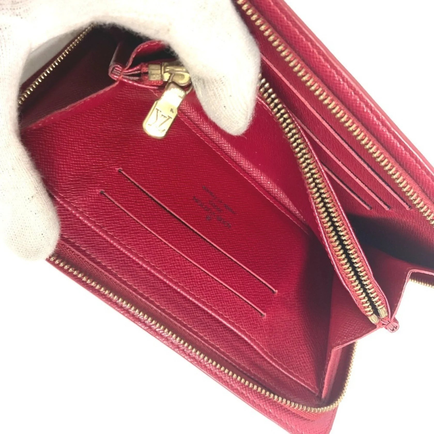 LOUIS VUITTON M95006 Monogram Cherry Takashi Murakami Porte Monnaie Zip Portafoglio lungo con cerniera rotonda in tela da donna Marrone - Etoilux