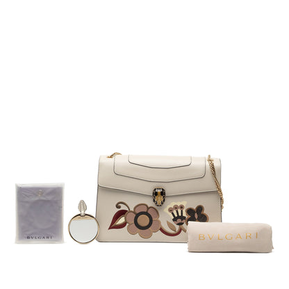 Bvlgari Serpenti Forever Medium Floral – Pelle di Vitello – Made in Italy - Etoilux