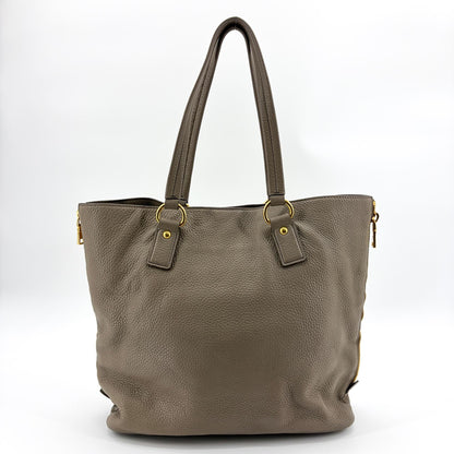 Prada Tote a spalla Vitello Phenix Grigia
