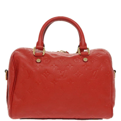 Louis Vuitton Speedy Bandoulière 25 Monogram Empreinte Giant – Red - Etoilux