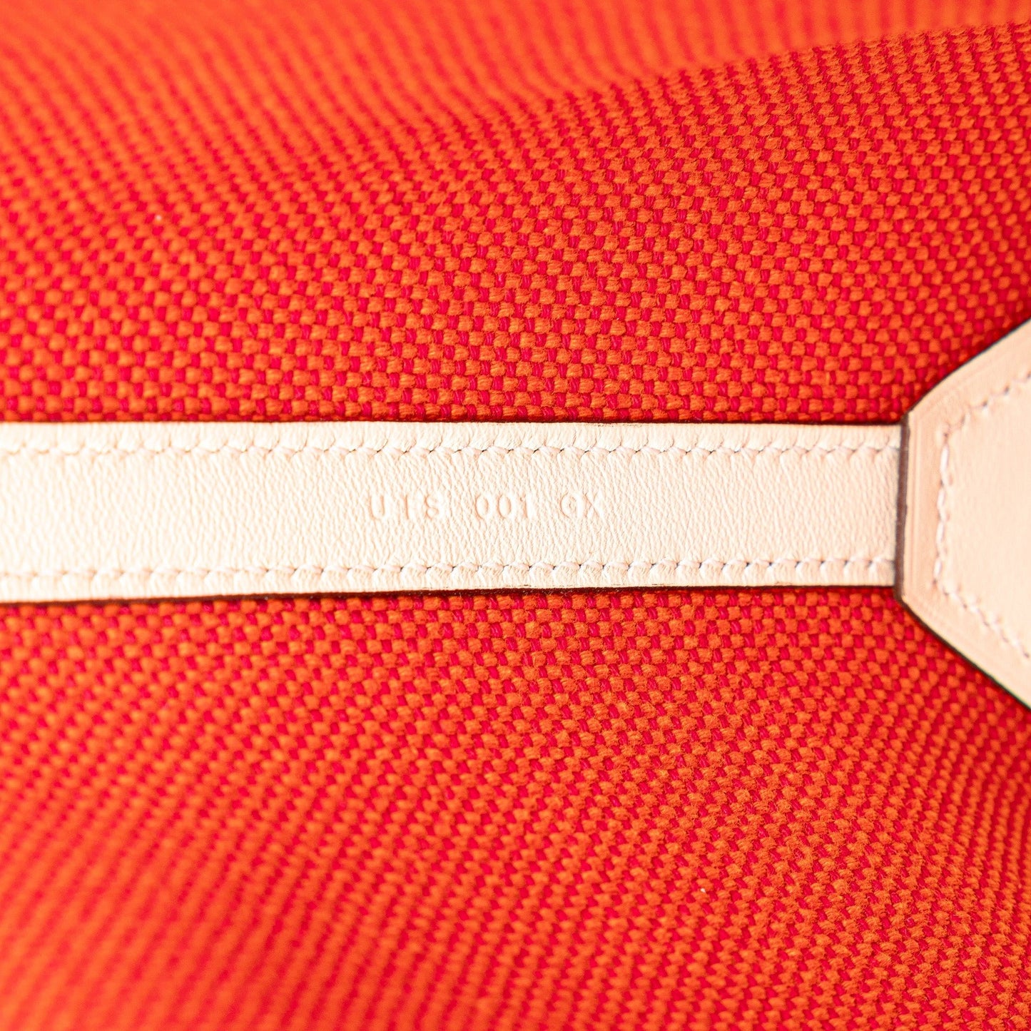 Hermès Cabas H en Biais 40 Toile H Arancione / Pelle Swift 2022 – 36 cm - Etoilux