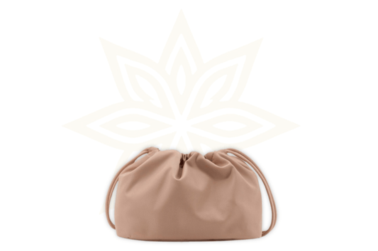 Burberry Drawstring Clutch in nylon rosa cipria – Nuova da boutique - Etoilux