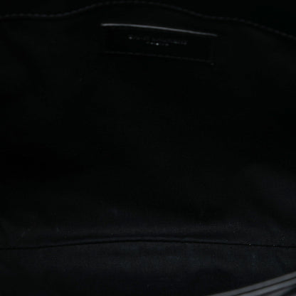 Saint Laurent Pochette LouLou Matelassé – Nero / Argento - Etoilux
