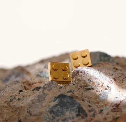 BEHI LEGO EARRINGS - Etoilux