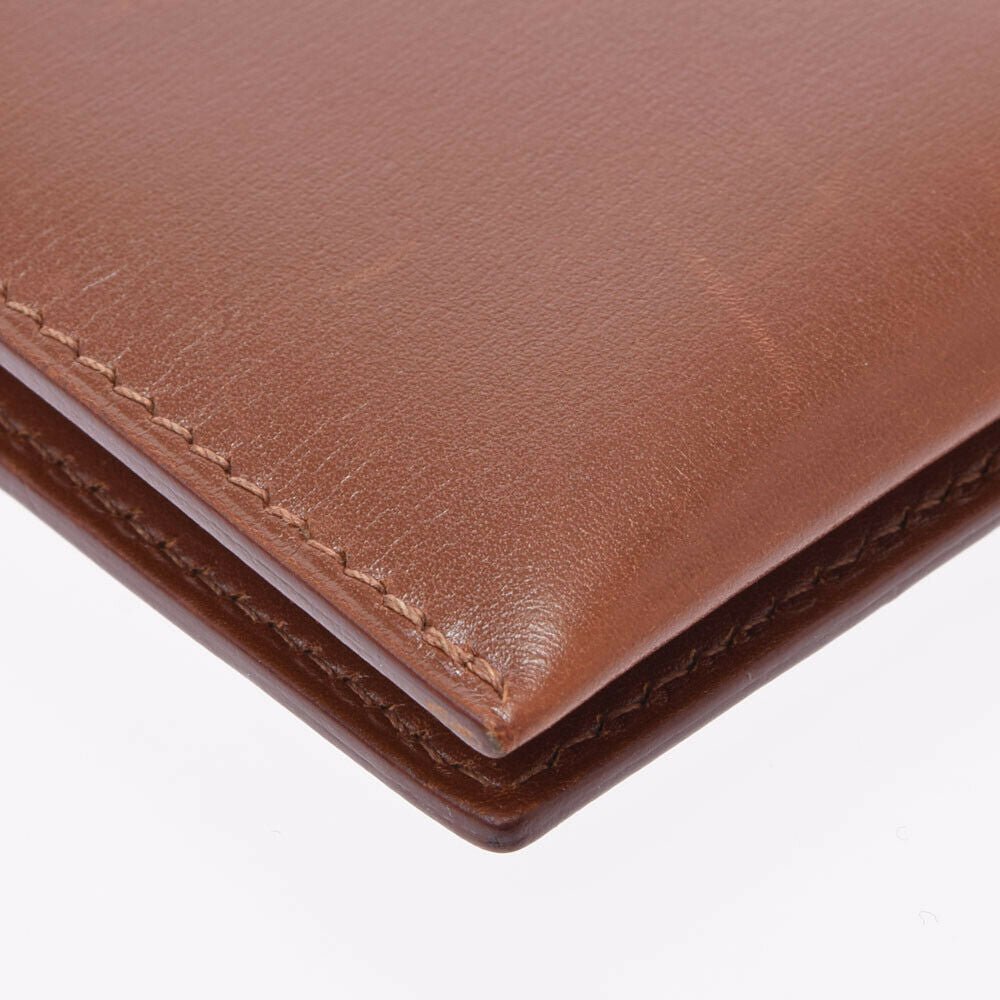 Hermès – Portafoglio Béarn Long in Box Calf marrone - Etoilux