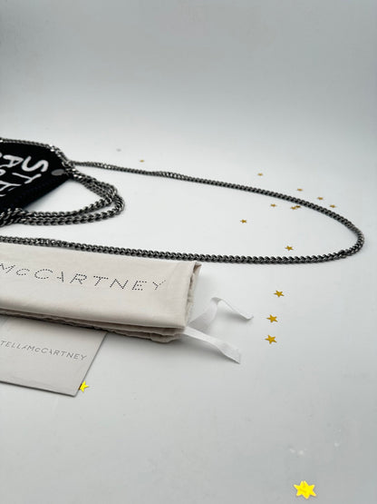 Stella McCartney Falabella Mini Graffiti Logo – Nero - Etoilux