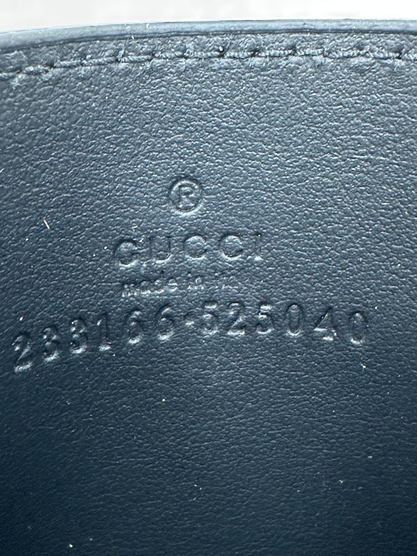 Gucci Card Case GG Supreme Tela Rivestita Nera — Porta Carte - Etoilux