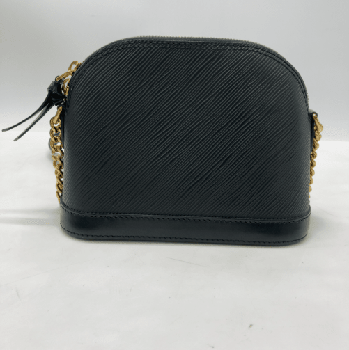 Louis Vuitton Neo Alma BB Epi noir profilo con catena dorata
