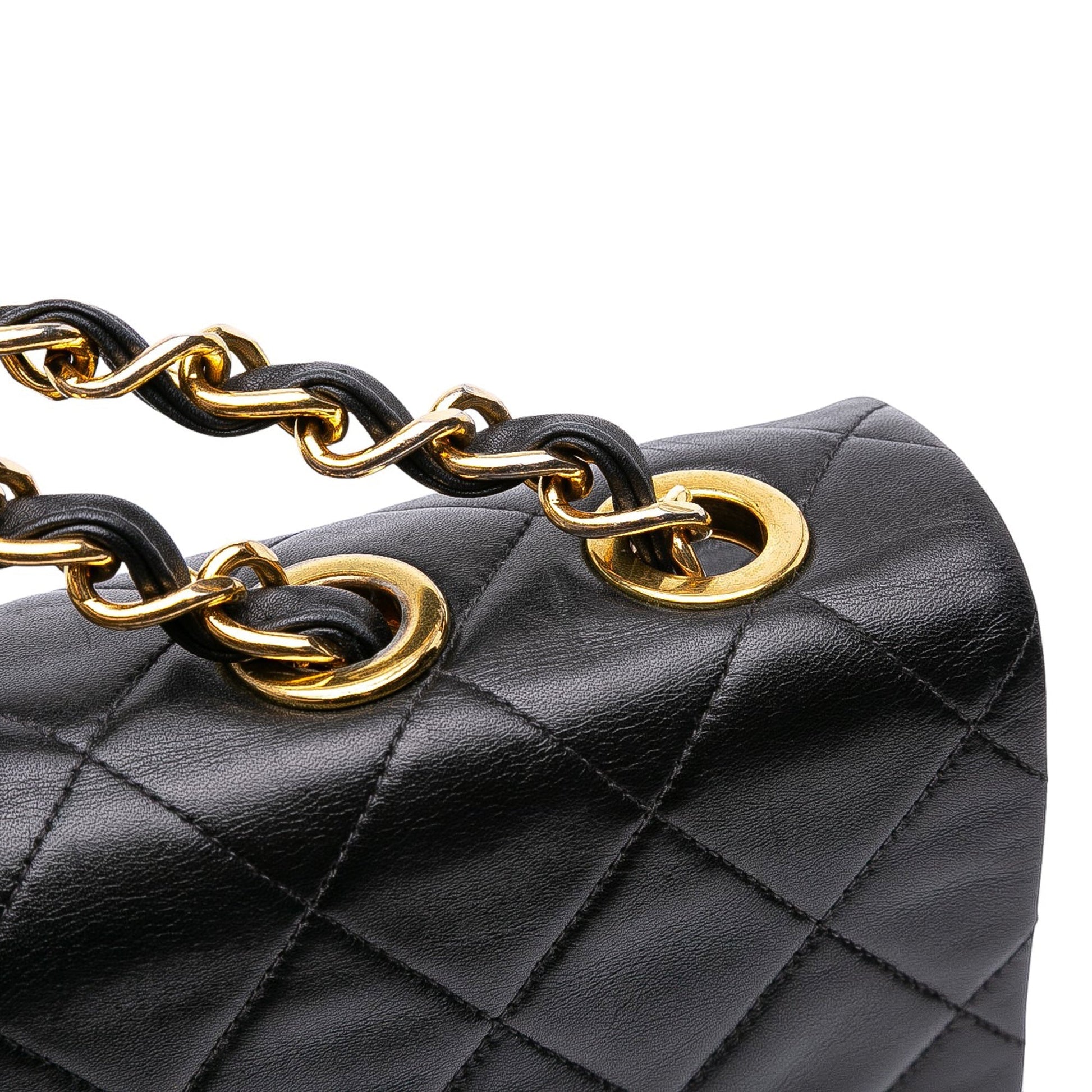 Chanel Maxi XL Single Flap in Pelle di Agnello – Nero (1994 - 1996) - Etoilux