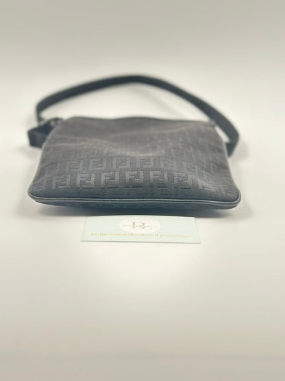Borsa a Tracolla Fendi Zucca Nera Vintage –RPV017402025 - Etoilux