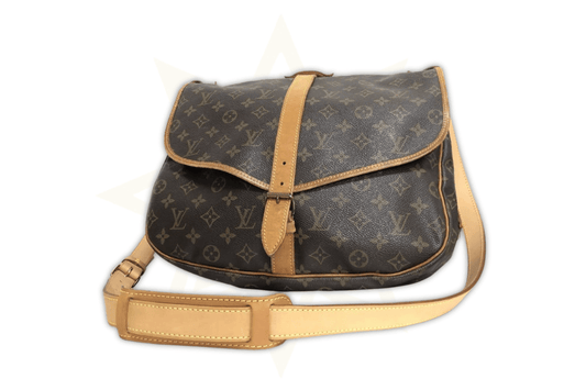 Louis Vuitton Saumur 35 in tela Monogram Canvas - Etoilux