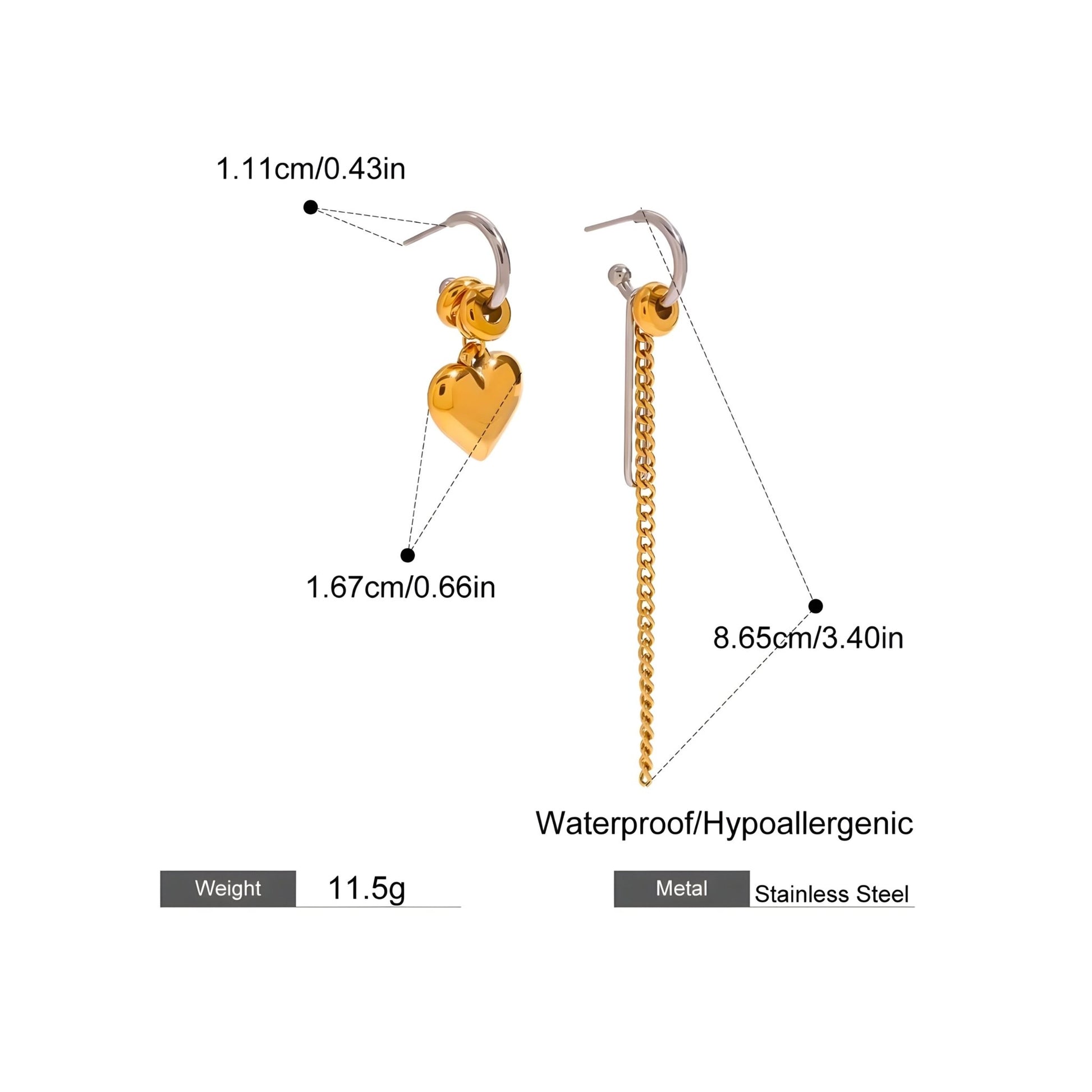 BEHI VITALIN EARRINGS - Etoilux