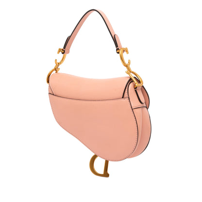 Christian Dior – Saddle Bag in Pelle Rosa Cipria – 2020 – Small - Etoilux