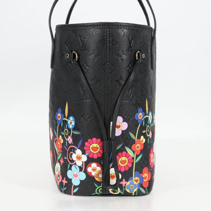 Louis Vuitton Neverfull MM – Monogram Empreinte Nero – Limited Edition Takashi Murakami Flowers - Etoilux