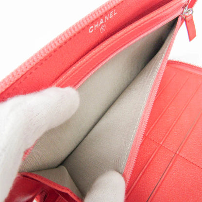 Chanel Camellia Zip Around Organizer – Pelle Rosa Corallo · 20,5 cm - Etoilux