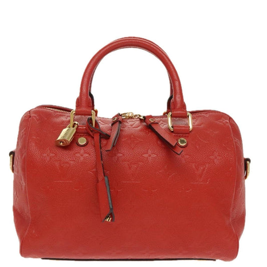 Louis Vuitton Speedy Bandoulière 25 Monogram Empreinte Giant – Red - Etoilux