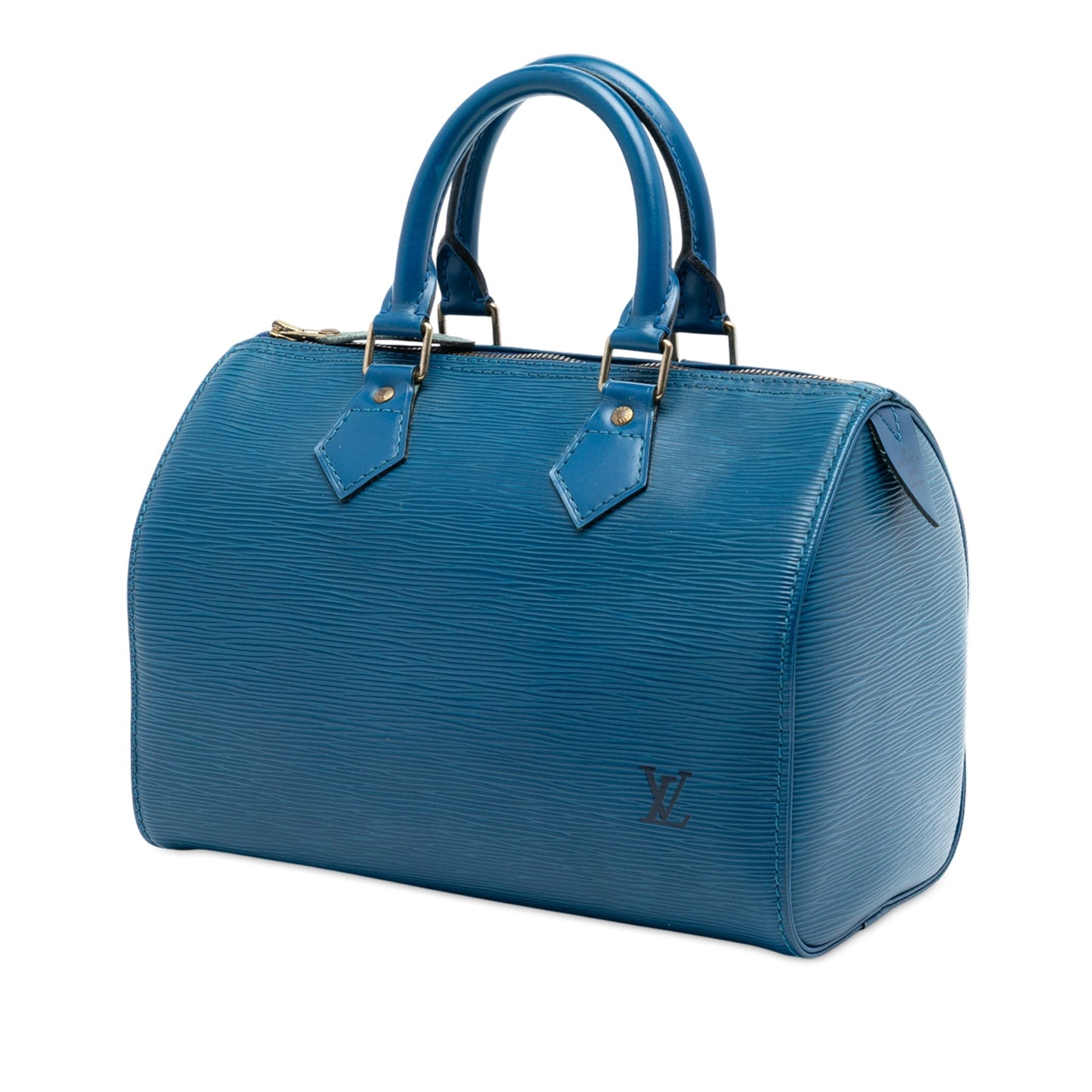 Louis Vuitton Speedy 25 Epi – Pelle Epi Blu Toledo | Vintage 1994 | Made in France - Etoilux