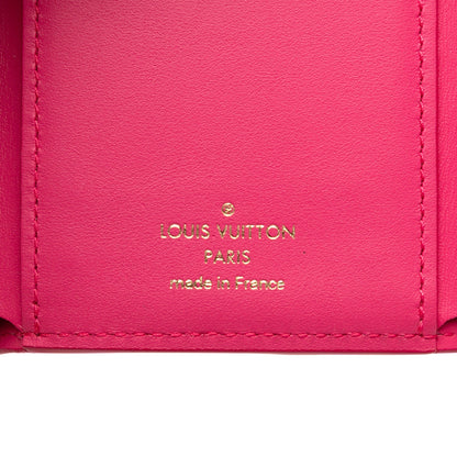 Louis Vuitton – Portafoglio Victorine Nanogram in pelle rosa - Etoilux