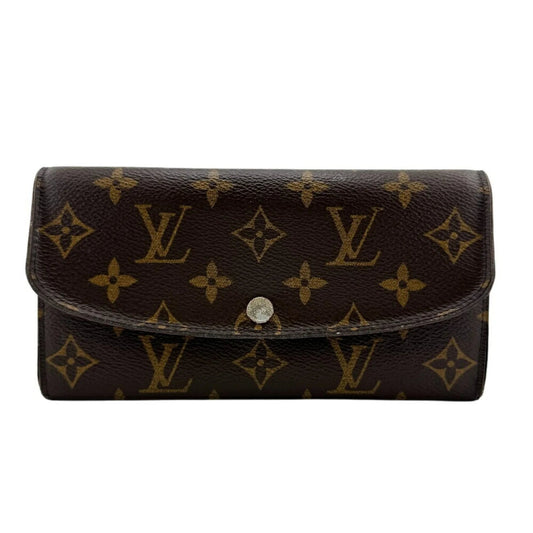 Louis Vuitton – Portafoglio Emilie Monogram Lungo Marrone - Etoilux