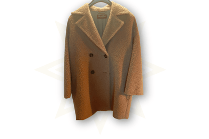 Cappotto Teddy Max Mara Studio in Alpaca e Lana Vergine - Taglia 36 - Etoilux