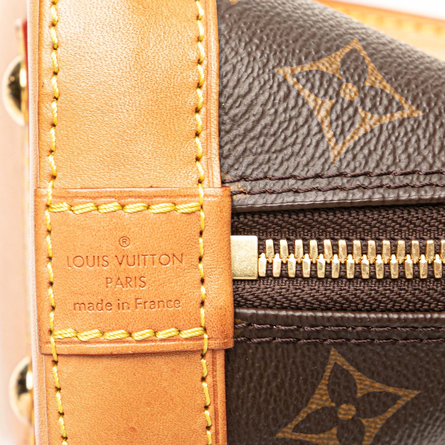 Louis Vuitton Alma BB Monogram Canvas – Pelle Vacchetta – Size BB - Etoilux