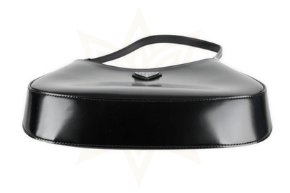 Prada Cleo in pelle spazzolata nera - Etoilux