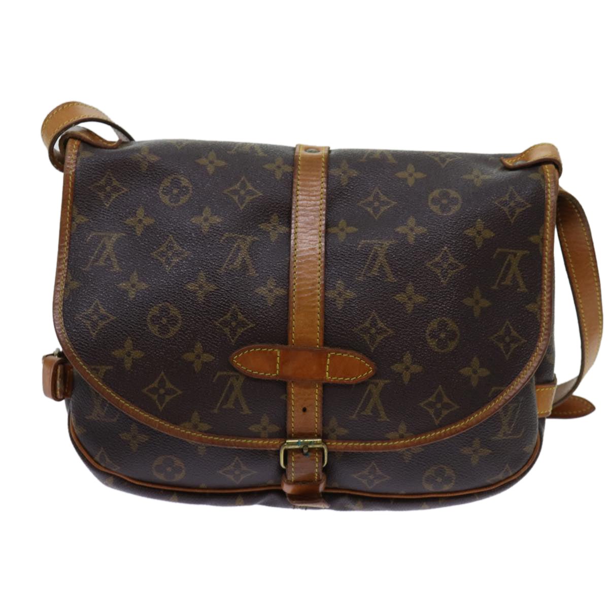 Louis Vuitton Saumur 28 – Monogram Canvas – Made in France - Etoilux