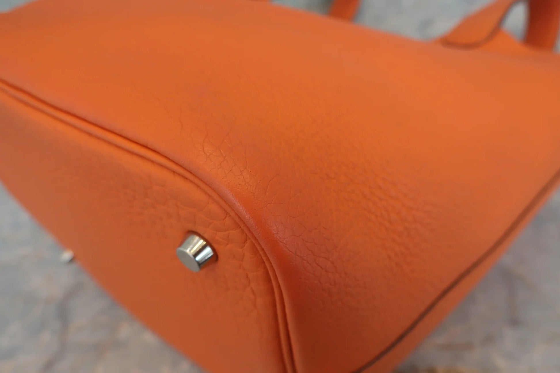 Hermès Picotin Lock MM Pelle Clemence Orange – Hardware Palladio - Etoilux