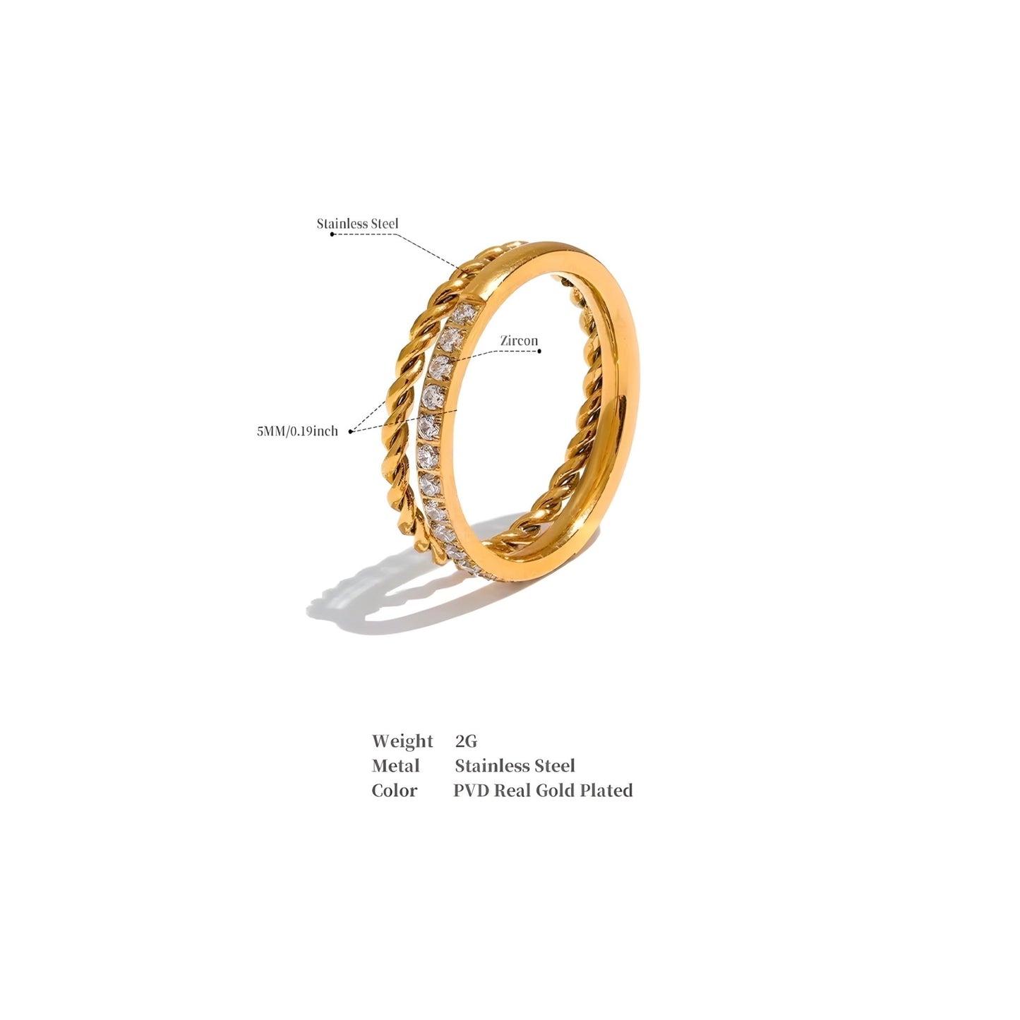 BEHI LETICA RING - Etoilux